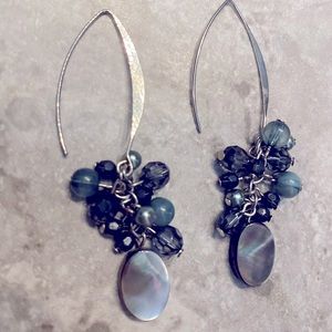 Beaded dangly earrings